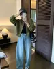 Chamarra de béisbol corta de cuello redondo para mujer, nueva colección otoño 2026, simple y versátil, estilo casual, adecuada para figuras petite, top de moda