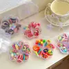 Diademas para el Cabello de Niña en una Caja, Gomas Elásticas de Alta Elasticidad que No Dañan el Cabello, Diademas de Colores para Niñas, Lindos Accesorios para el Cabello para Niñas