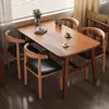 Cadeira de Jantar Casa Simples Banco com Encosto Cadeira Imitação Madeira Maciça Cadeira de Toucador Novo Estilo Chinês Cadeira de Chifre de Boi Ferro Forjado Cadeira de Restaurante com Encosto