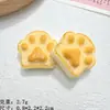 Tarjeta Pequeña Oso Lindo Pan Tostado Accesorios de Resina DIY Pegamento de Crema Funda de Teléfono Móvil Llavero Caja de Joyería Mayoreo
