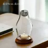 Incensário de Vidro Resistente ao Calor Estilo Chinês à Prova de Fogo, Acessórios de Incenso Zen, Enfeites de Incenso para Mesa de Sala de Chá