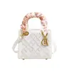 Bolso de Princesa Diana Bordado de Alta Gama, Bolso de Mujer, Nuevo Bolso de Mano con Pañuelo de Seda de Moda, Bolso Bandolera de Hombro Moderno y Elegante