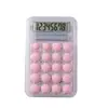 Calculadora Mini Tamaño Pequeño Linda Mini Portátil Contador Alto Color Transparente Pequeños Niños Calculadora Portátil