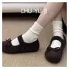 Primer Encuentro Temporada Zapatos Planos de Ballet con Punta Redonda Zapatos de Hada Planos Suaves Zapatos de Noche Suaves Verano Nuevos Zapatos Individuales para Mujer