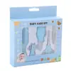Conjunto de Cortador de Unhas para Bebê de Comércio Exterior Aspirador Nasal para Bebê Cortador de Unhas Escova de Dentes para Dedo Conjunto de Limpeza para Bebê de Cinco Peças