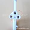 Línea de conexión T5, línea de enchufe doble de tres núcleos, línea de enchufe doble de conexión integrada T5, línea plana de conexión de doble cabezal T5 de 30 cm