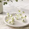 Frutas Cinzas Artificiais de 3 Pontas e 9 Cabeças Frutas de Natal Mirtilo Frutas de Espuma Adereços de Fotografia Decoração de Casa