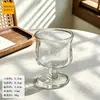 Mini Vaso de chupito de cristal con patas cortas para el hogar, Copa Baijiu, Copa de licor, Estilo retro, Vaso de un trago, Copa de whisky Shochu