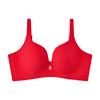 2024 Novo Sexy Gathering Ajustável Gathering Thin Gathering Parm Anti-flacidez Grande Copo com Anel de Aço Plus Size Sutiã