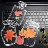 Marcadores de Página de Flores Secas, Materiais DIY Artesanais, Frascos Transparentes para Espécimes, Primavera em uma Garrafa, Flores Prensadas Caseiras, Plantas, Flores para Alunos do Ensino Fundamental