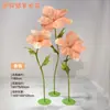 Tienda de flores de papel gigantes a gran escala Meichen decoración de boda accesorios de boda diseño de ventana productos de flores de papel falsas hechas a mano