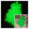 100 Perlas Luminosas Accesorios para Pesca Cuentas Sueltas Fluorescentes Cuentas Redondas Luminosas Suministro Especial Transfronterizo para Manualidades DIY