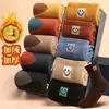 Calcetines Grassman para Hombre Invierno Forrados de Felpa Espesos de Caña Larga Calcetines de Toalla de Caña Media para Hombre Almacenamiento de Calor Cálidos Calcetines de Rizo de Invierno