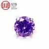 Aretes de Titanio F136 con Base de Cuenco y Cuatro Garras Incrustados Circonita Grado 5A Rosca Externa para Lóbulo y Hélice Joyería de Piercing Simple de Nicho