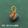 Dragon Boat Festival pulseira pulseira de corda diy pequenos bolinhos acessórios mão tecida Tigre sachê colar pingente acessórios
