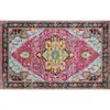 Tapete Decorativo Espesso para Chão Xinjiang Lã de Caxemira Tapete de Lã Xinjiang Estilo Étnico Persa Feito à Mão Estilo Mesa de Centro Sala de Estar Roxo