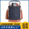 Bolsa de Vino Personalizada de Fábrica Bolsa Aislada para Vino Tinto Portátil de Mano Bolsa Fría con Hielo para Vino Tinto Papel de Aluminio