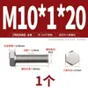 Tornillo Hexagonal Externo de Rosca Fina de Acero Inoxidable 304 M6M8M10M12M14M16M18M20*1/1.25/1.5