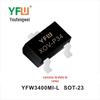 FET YFW3400MI-L SOT23-3 YFW Micro Impressão: XOV-34