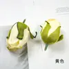 Flores Artificiales Estilo Vintage con Bordes Quemados Simulados, Capullos de Rosa para Arreglos Florales Hechos a Mano DIY, Accesorios para Ropa Pasadores de Cabello, Decoraciones de Pared de Flores