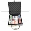 Direto da Fábrica Caixa de Alumínio de 100 Jardas Chips Suit 11,5g Chips 100 Chips Chips Caixa de Alumínio Portátil Caixa Suit