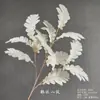 Arranjo de Chão com Flores Artificiais Cor de Champanhe, Rosa de Casamento, Hortênsia, Material de Flores para Corredor de Teto, Arranjo de Decoração para Auditório