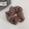 Novo anel de cabelo listrado Pit elegante anel de intestino grande All-match tie corda de cabelo francês elegante corda de cabelo acessórios de cabelo
