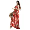 Vestido de Playa Estilo Francés, Estilo Vacaciones en la Costa, Vestido Naranja con Estampado de Tirantes Finos para Mujer, Talla Única, Corte Ajustado
