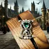 Broche Personalizado Transfronterizo Simple con Forma de Serpiente Pin Creativo de Diamante Corsage de Reloj de Arena Pin de Cuello Slytherin Accesorios