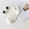 Calcetines Blancos de Nube para Primavera y Verano de Dibujos Animados para Mujer Calcetines Blancos Pequeños Absorbentes de Sudor y Desodorantes Calcetines Bajos poco profundos Calcetines de Moda Venta al por Mayor Calcetines Tipo Barco para Mujer