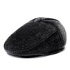 Gorro de pelo de visón para personas de mediana edad y mayores, gorro de otoño e invierno para hombre, gorro cálido para todo tipo de ocasiones, para abuelos y ancianos