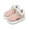 Pantuflas de Algodón de Caña Alta para Mujer de Invierno, Cálidas y Cómodas, Antideslizantes para el Hogar en Pareja, Moda con Suela Gruesa y Tacón Alto para Uso en Exteriores