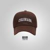 Gorra estilo coreano japonés, sencilla, informal, para exteriores, COLO, rígida, para primavera y otoño, con alero curvo.