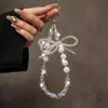 Nova Corrente para Celular Corrente de Cristal Pendente Corrente de Alta Qualidade Design de Nicho Pequeno Senso de Design Exquisite Cordão Pulseira de Pulso Feminina Acessórios para Bolsa