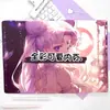 Amatista Hermosa Chica 16K Cuaderno Nuevo Piel PU Página de Color Cuaderno Planificador de Hermosa Chica Anime