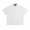 Camiseta Masculina Nanxia Estilo Chinês Moderno com Meio Zíper e Gola Alta, Manga Curta, Nova Coleção de Verão, Top Elegante de Alta Qualidade