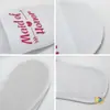 Chinelos de Pijama para Festa de Casamento Itens Descartáveis de Quarto de Hotel Sapatos com Letra em Inglês Fonte Brilhante Noiva