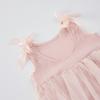 Mameluco de Verano para Bebé Niña Malla Princesa Ha Ropa Recién Nacida Niña Bebé Dulce Lazo Tirantes Traje para Salir