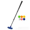 Putter Telescópico de 3 Secciones para Niños de Golf del Fabricante, Cabeza de Palo de Doble Cara de 2 Secciones, Eje de Aleación de Aluminio, Putter Ajustable