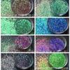 Venta al por mayor, caliente, 1 mm de grosor, camaleón, brillo sirena, lentejuelas arcoíris, grado cosmético, maquillaje, manualidades