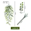 Planta Rattan Flor Artificial Trepadeira Artificial Planta Verde Pendurada na Parede Casamento Festa em Casa Decoração Ornamentos Atacado