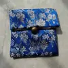 Bolsa de Joyería Vintage Estampada con Botones, Bolsa de Tela de Seda, Bolsa de Tela Roja Estilo Chino, Bolsa de Almacenamiento de Joyería de Brocado de Alta Gama