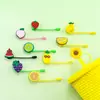 Nuevo tapón de paja, funda de paja, tapón de silicona para polvo, hebilla decorativa para fiesta, clip con personalidad, lindos dibujos animados, productos transfronterizos