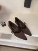 Zapatos de Mujer Chuyuji de Suela Blanda Puntiagudos 2026 Otoño Nuevo Diseño de Nicho Mary Janes Bajos