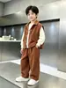 Conjunto de Ropa de Otoño para Niños Estilo Primavera y Otoño 2026 Nuevo Estilo Niños Medianos y Grandes Deportes Moderno Genial Niño Otoño Estilo Callejero Moderno