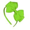 Amazon Diadema de Color Sólido con Lazo para Niñas Diadema de Poliéster Acanalado Accesorios para el Cabello Lindos y Versátiles