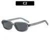 Gafas de sol de montura pequeña retro mismo estilo que Xiaohongshu anti-ultravioleta gafas de sol de alta gama estilo callejero europeo y americano mostrar gafas para cara pequeña