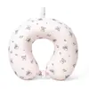 Almohada Personalizada en Forma de U de Seda Helada, Almohada Refrigerante para el Cuello, Se Puede Añadir Logo, Regalo Promocional, Almohada para Coche y Aviación, Almohada en Forma de U de Espuma Viscoelástica