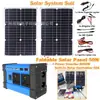 Pacote solar inversor de controle reverso integrado controlador solar painel solar 50W12V para 220V
