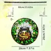 Buquê de Girassol de Nova Primavera Transfronteiriço Filme Colorido Acrílico 2D Decorações de Janela Coloridas Deslumbrantes Decorações de Varanda Adereços